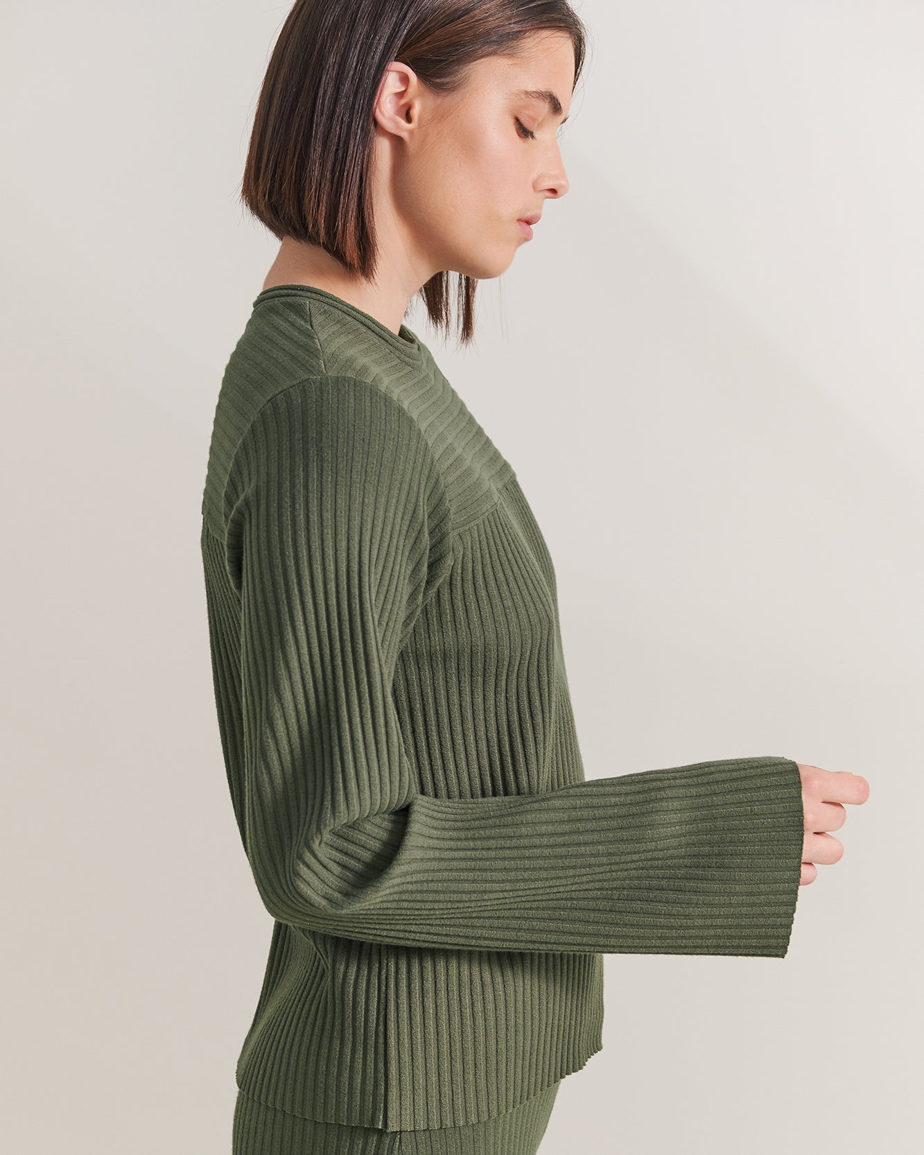 Rib Knit Pullover