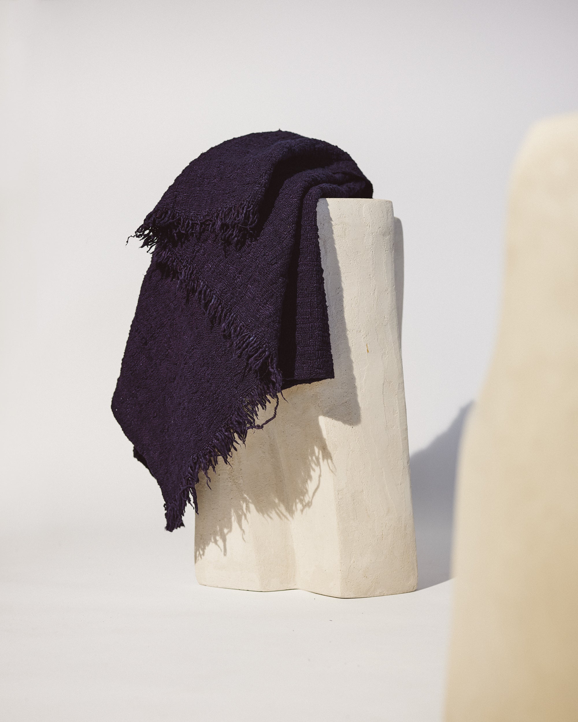 Handwoven Shawl - Cobalt