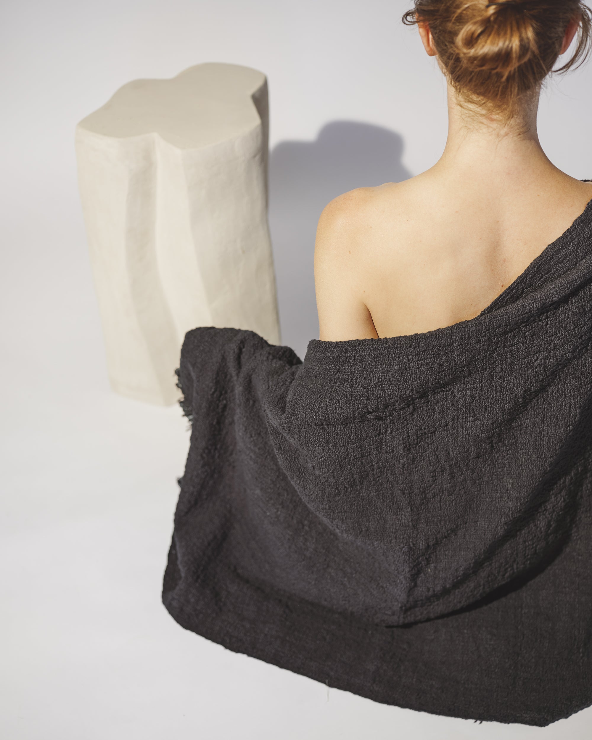 Handwoven Shawl - Iron