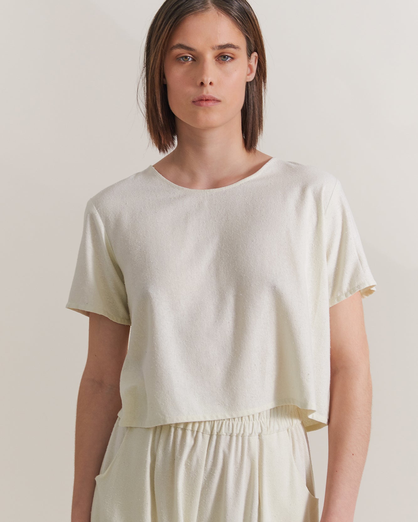 Clio Top - Raw Silk