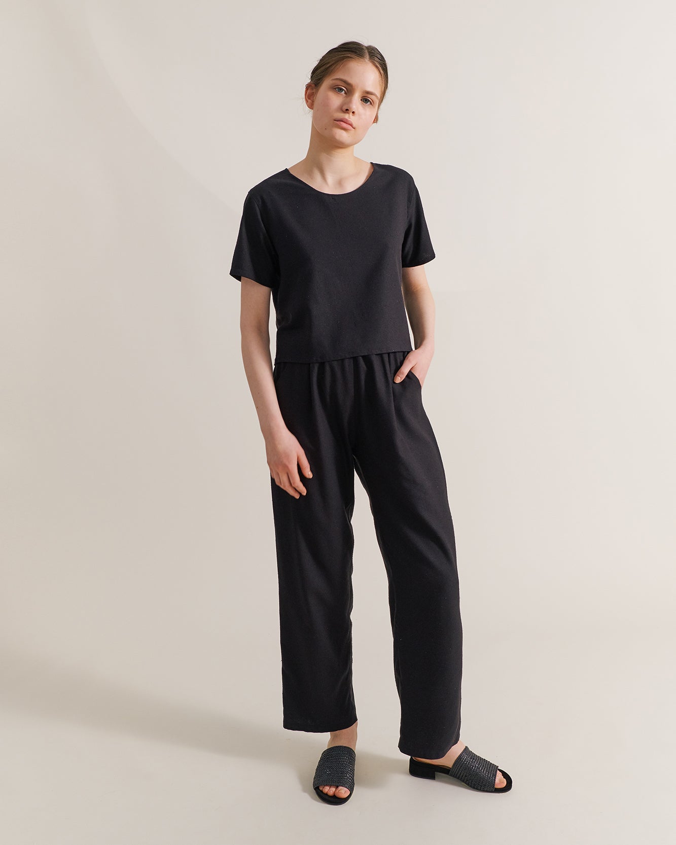 Hera Pants - Raw Silk