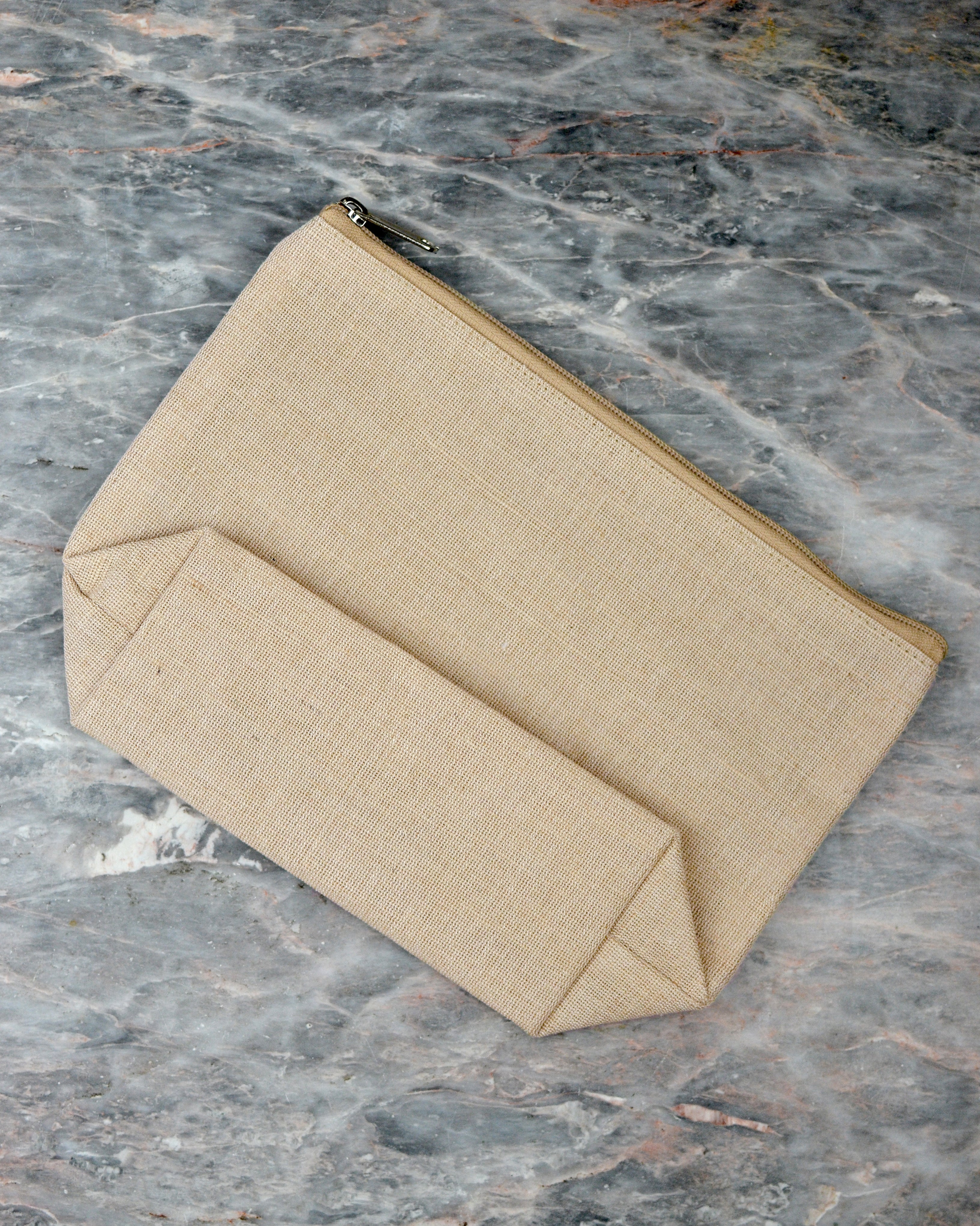 Jute Vanity Pouch