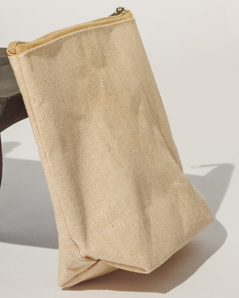 Jute Vanity Pouch