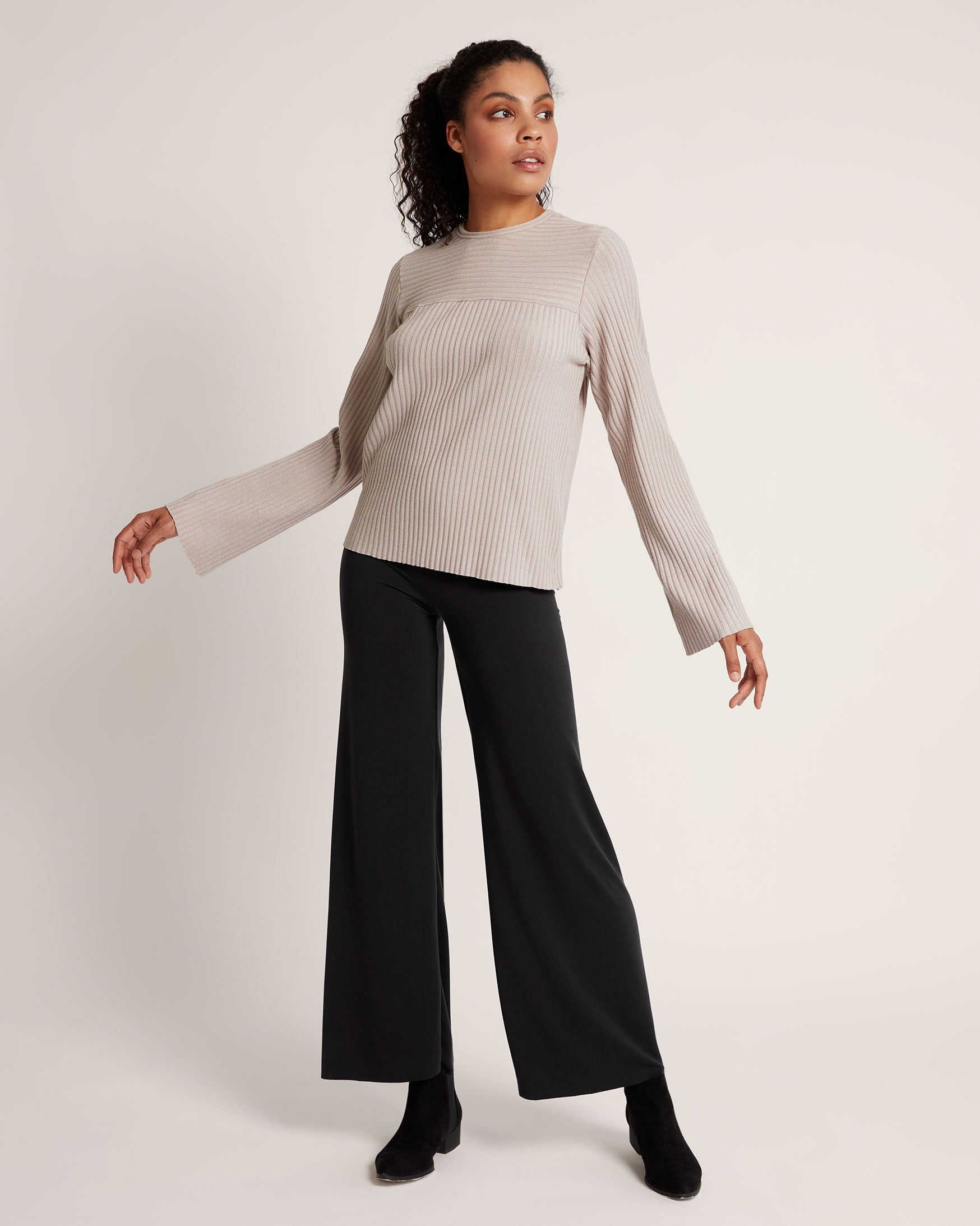 Rib Knit Pullover