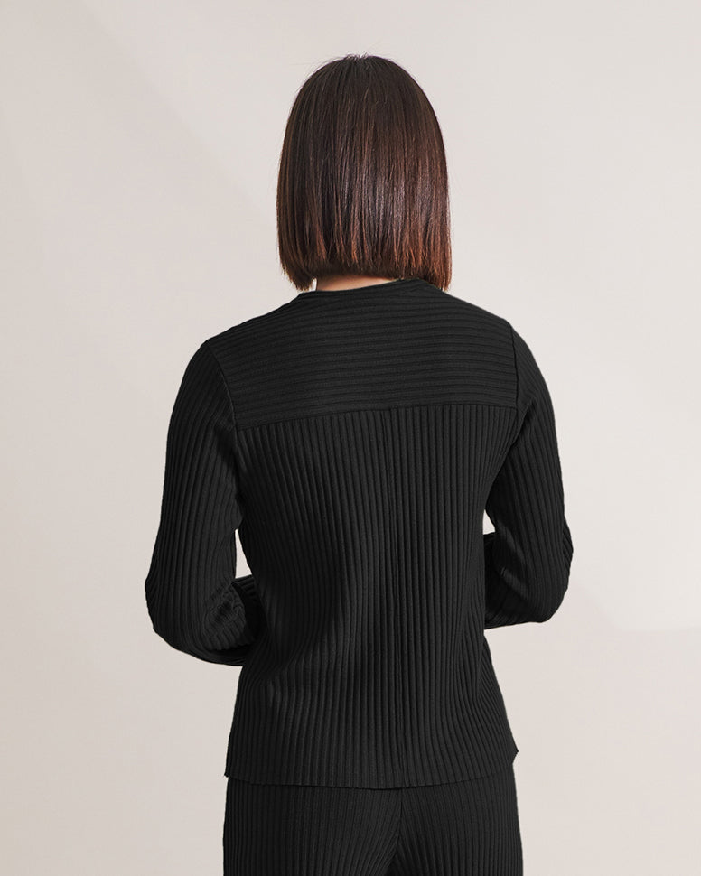 Rib Knit Pullover