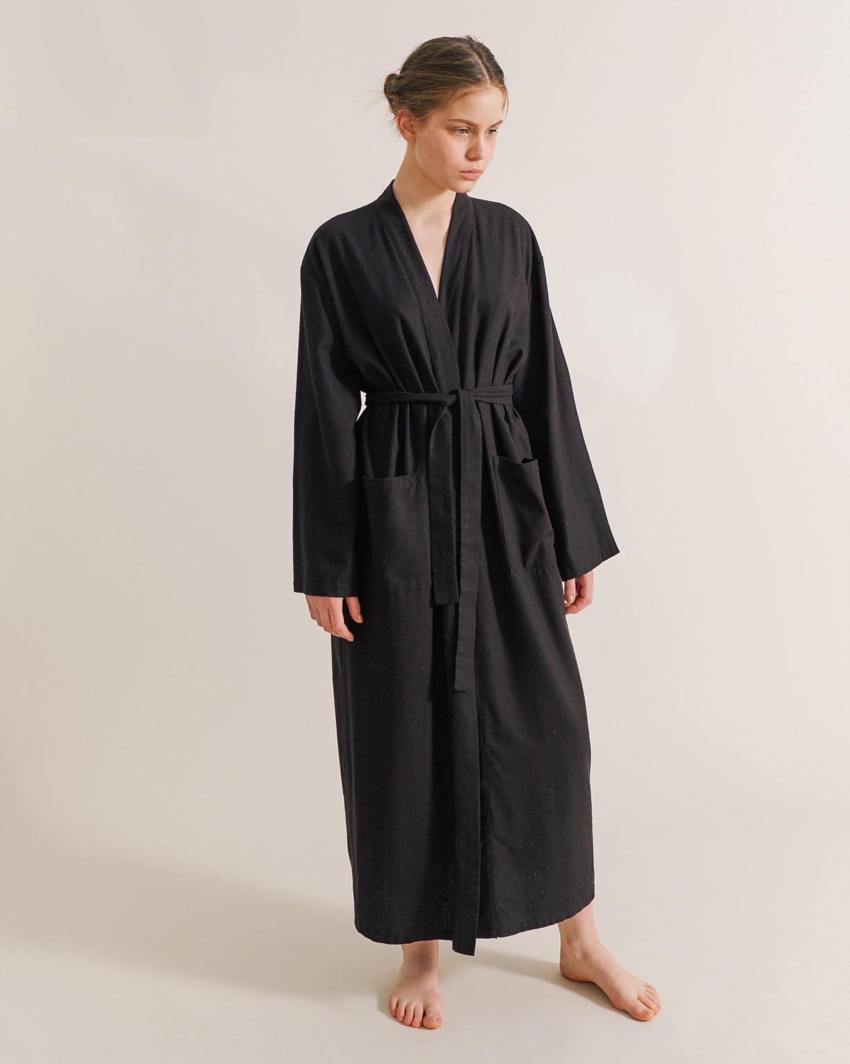 Thalia Robe - Raw Silk