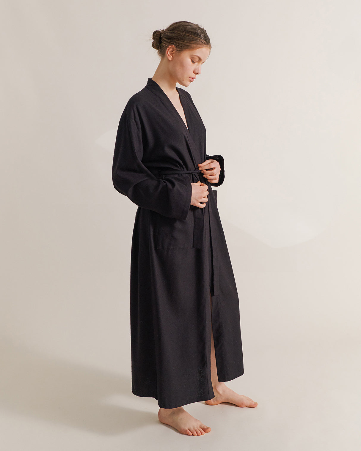 Thalia Robe - Raw Silk